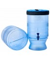 BERKEY LIGHT : Purificateur d'eau par gravité - Modèle de 10,4 litres - Cuves, socle et couvercle (Réf. : BL4X2-BB).
